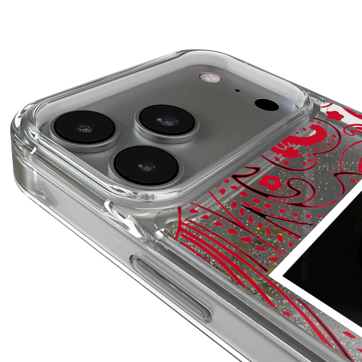 Texas Tech Red Raiders Paisley Glitter Phone Case for Apple iPhone
