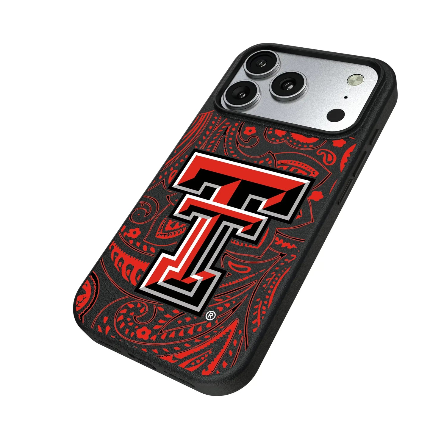 Texas Tech Red Raiders Paisley MagSafe Compatible Phone Case for Apple iPhone