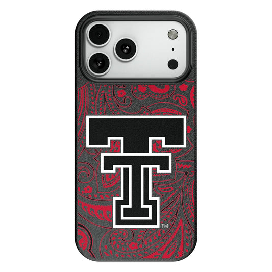Texas Tech Red Raiders Paisley MagSafe Compatible Phone Case for Apple iPhone