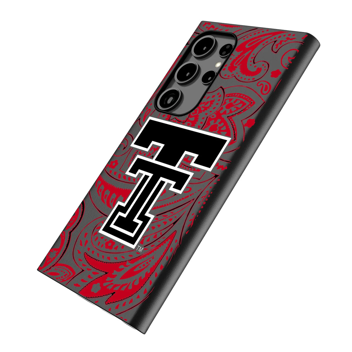 Texas Tech Red Raiders Paisley MagSafe Compatible Phone Case for Samsung Galaxy