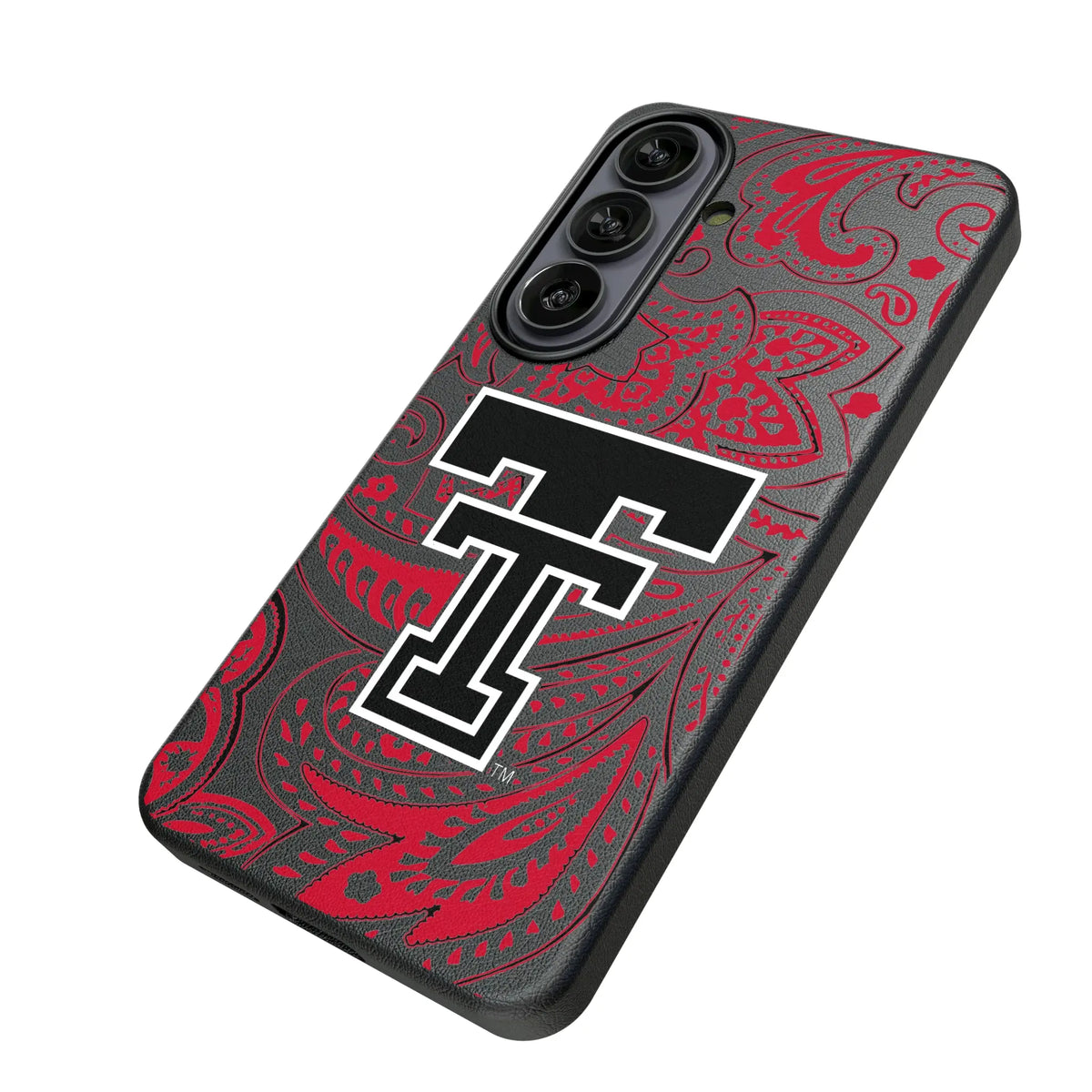 Texas Tech Red Raiders Paisley MagSafe Compatible Phone Case for Samsung Galaxy