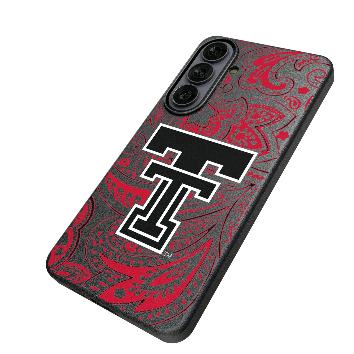Texas Tech Red Raiders Paisley MagSafe Compatible Phone Case for Samsung Galaxy