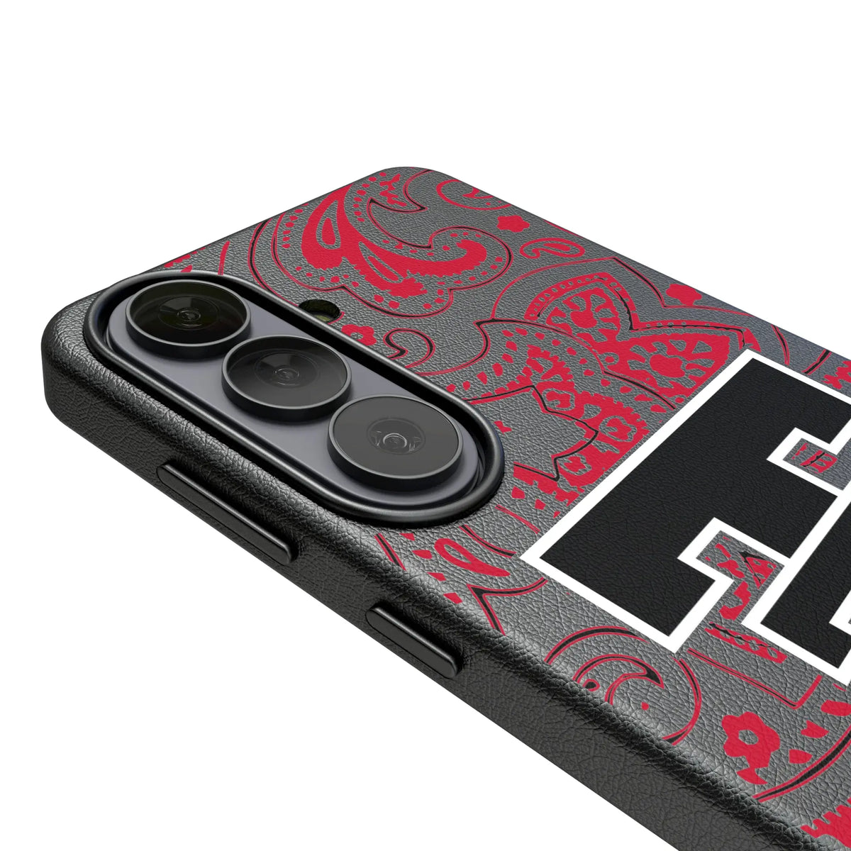 Texas Tech Red Raiders Paisley MagSafe Compatible Phone Case for Samsung Galaxy