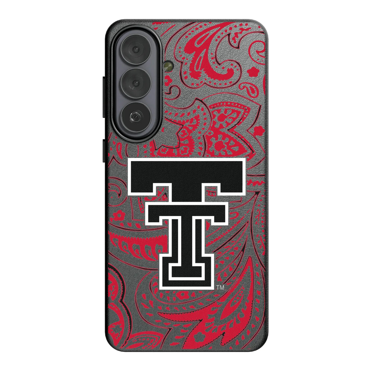 Texas Tech Red Raiders Paisley MagSafe Compatible Phone Case for Samsung Galaxy