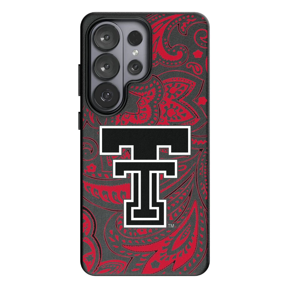 Texas Tech Red Raiders Paisley MagSafe Compatible Phone Case for Samsung Galaxy