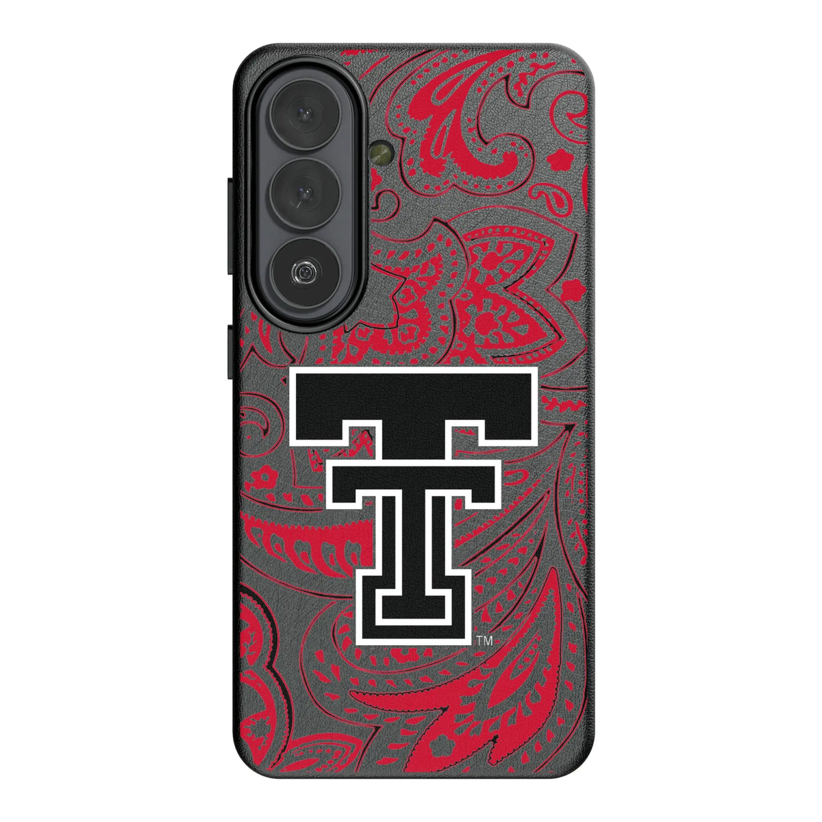 Texas Tech Red Raiders Paisley MagSafe Compatible Phone Case for Samsung Galaxy