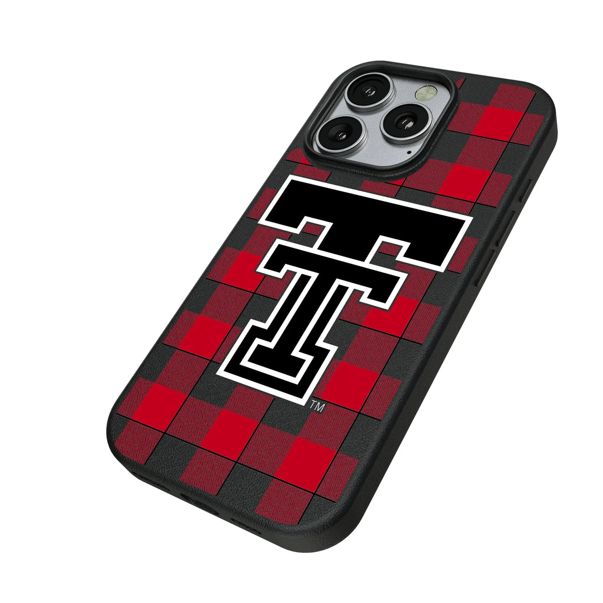 Texas Tech Red Raiders Plaid MagSafe Compatible Phone Case for Apple iPhone