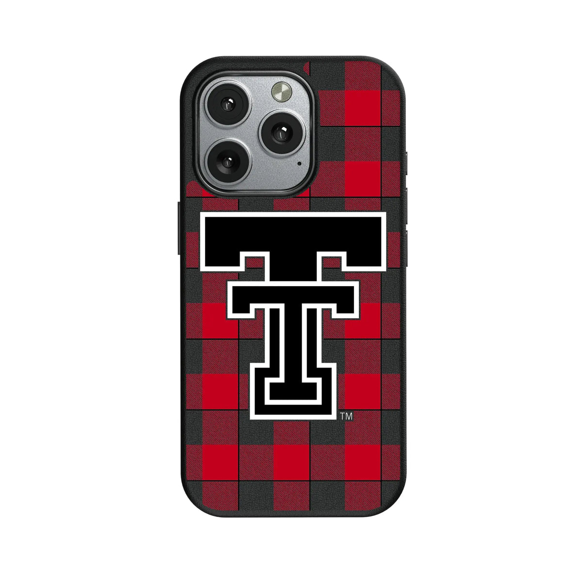 Texas Tech Red Raiders Plaid MagSafe Compatible Phone Case for Apple iPhone