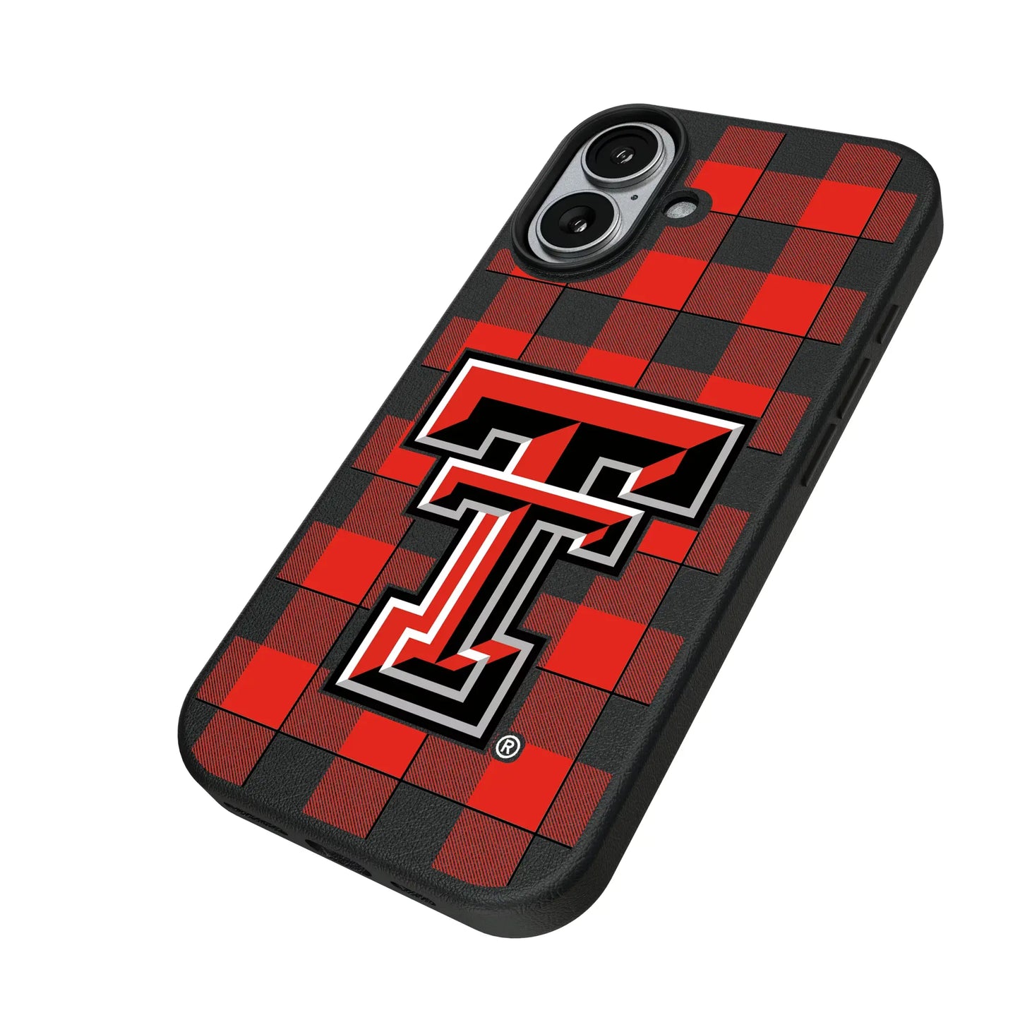 Texas Tech Red Raiders Plaid MagSafe Compatible Phone Case for Apple iPhone