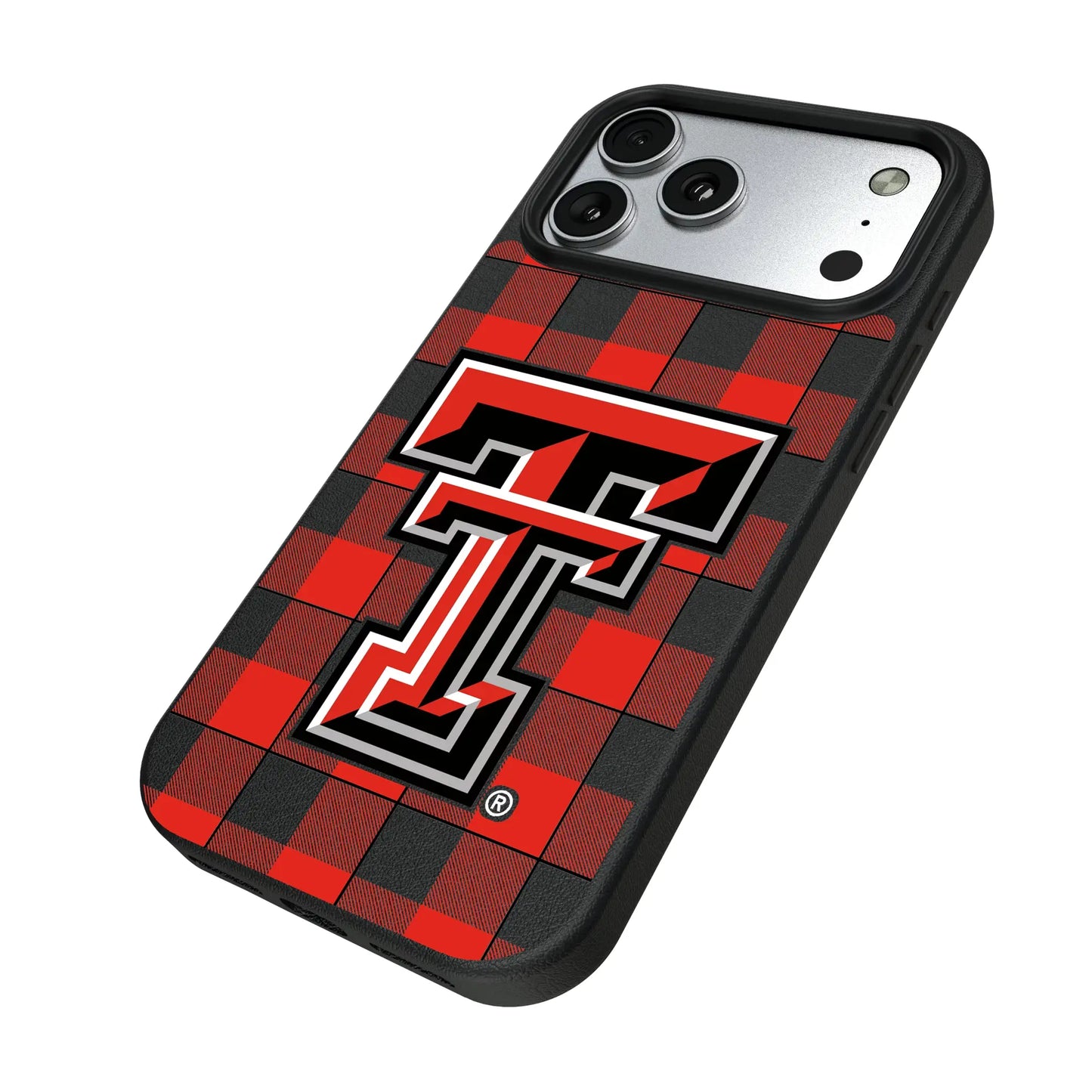 Texas Tech Red Raiders Plaid MagSafe Compatible Phone Case for Apple iPhone
