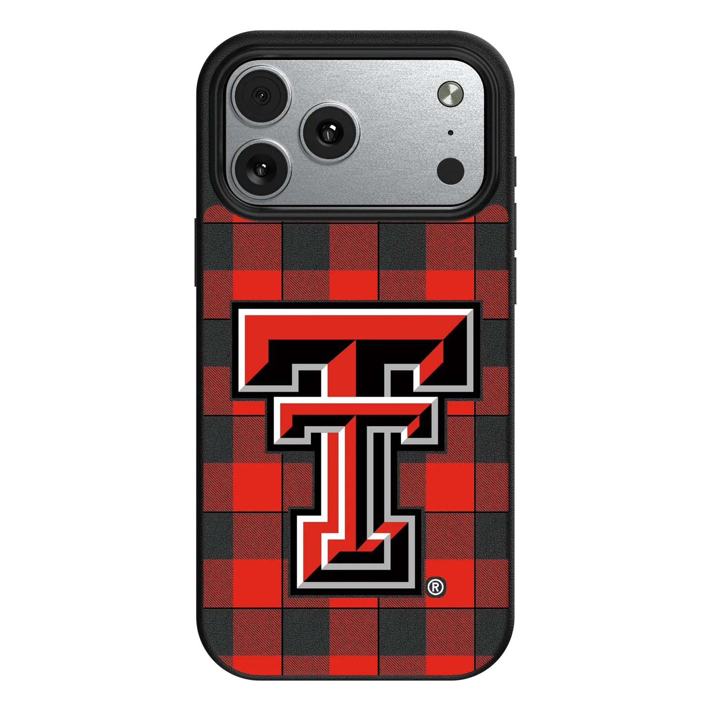 Texas Tech Red Raiders Plaid MagSafe Compatible Phone Case for Apple iPhone