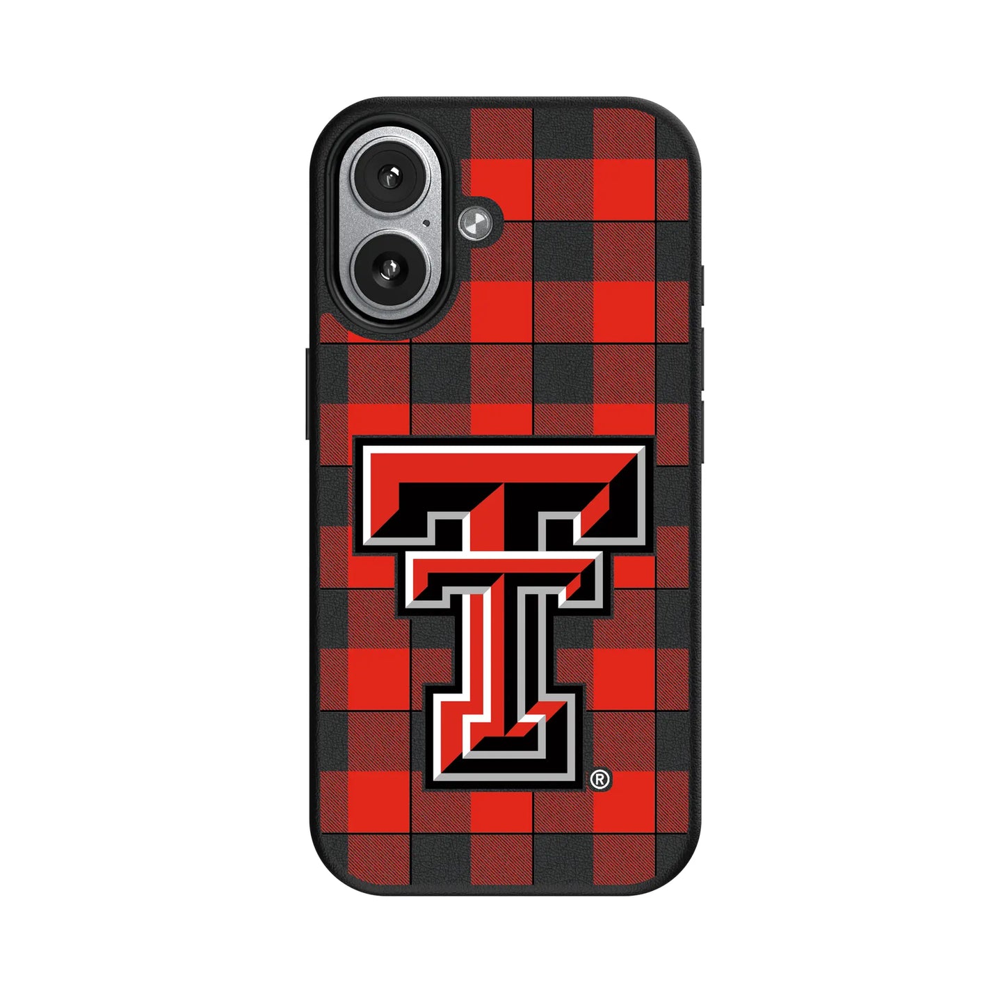 Texas Tech Red Raiders Plaid MagSafe Compatible Phone Case for Apple iPhone