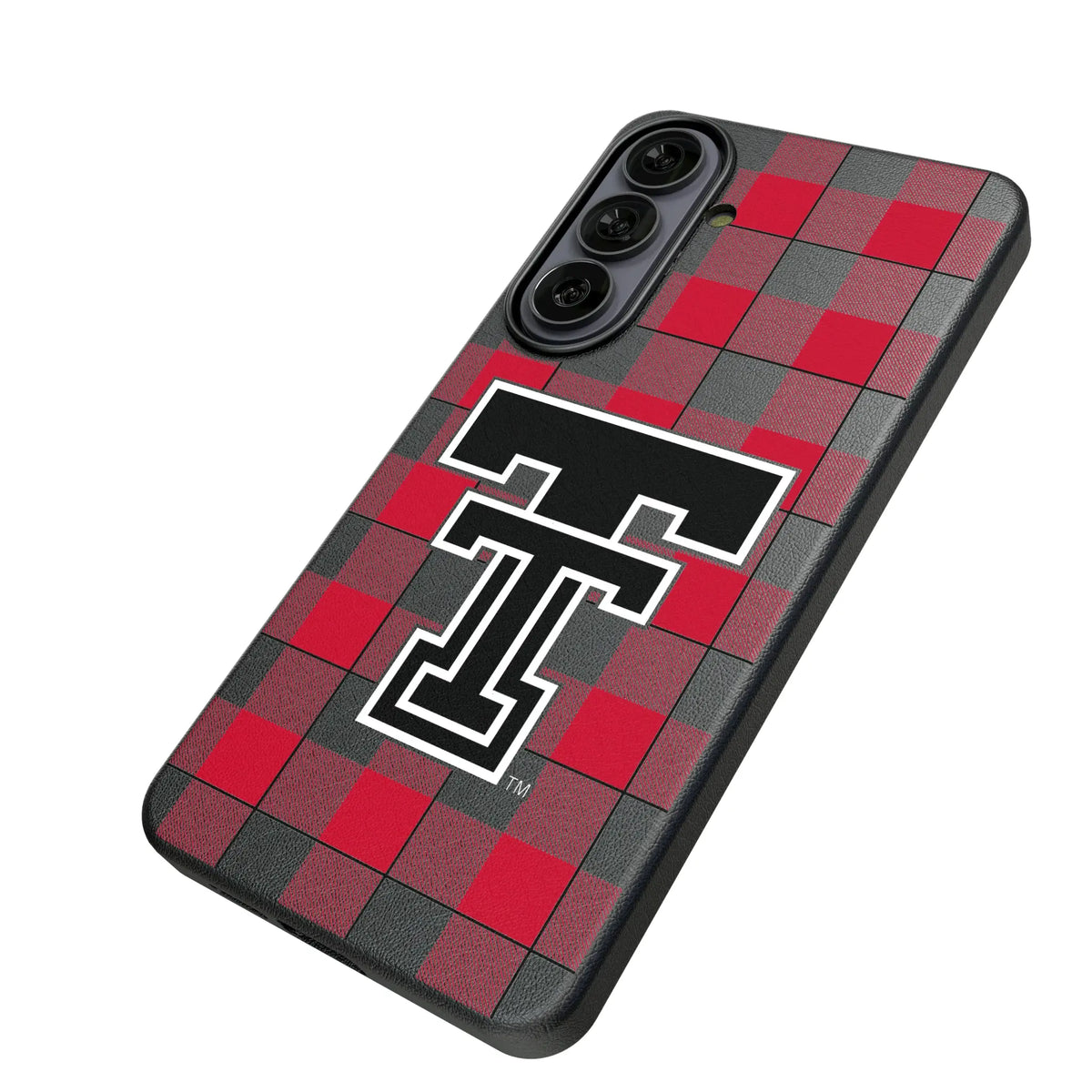 Texas Tech Red Raiders Plaid MagSafe Compatible Phone Case for Samsung Galaxy