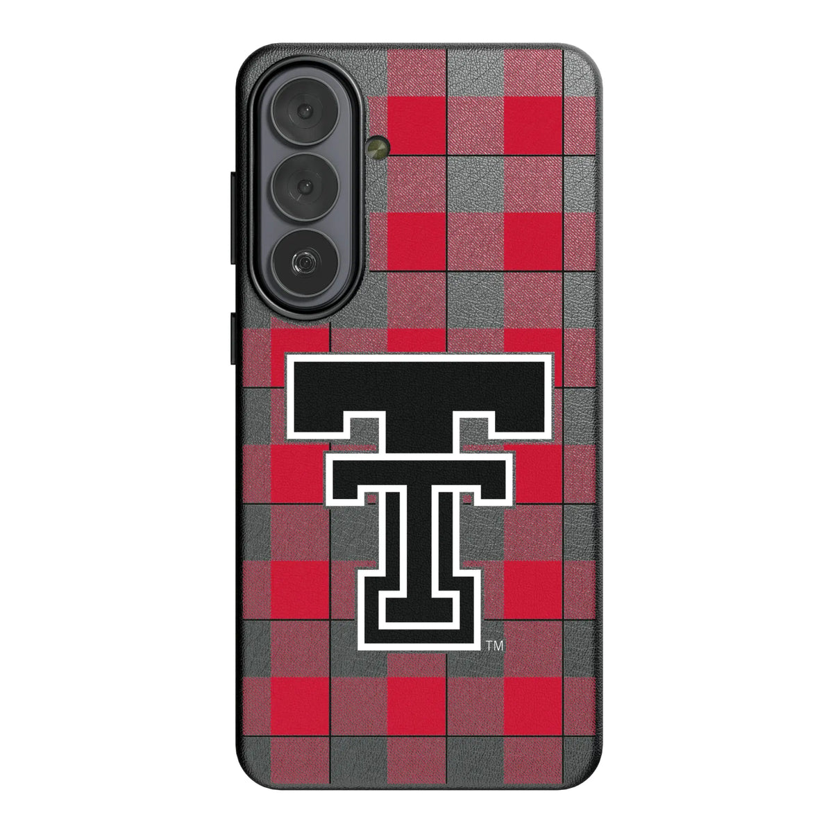 Texas Tech Red Raiders Plaid MagSafe Compatible Phone Case for Samsung Galaxy