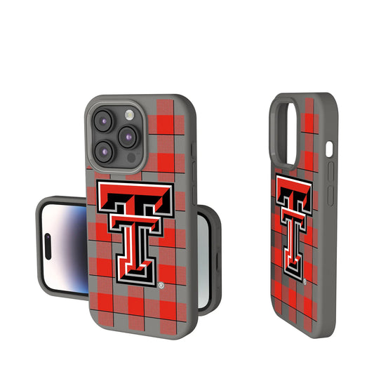 Texas Tech Red Raiders Plaid Soft Touch Phone Case for Apple iPhone