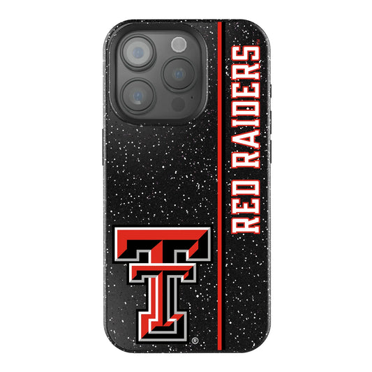 Texas Tech Red Raiders Sidebar Black Bling Phone Case for Apple iPhone