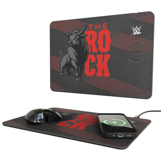 The Rock Steel 15-Watt Wireless Charger and Mouse Pad