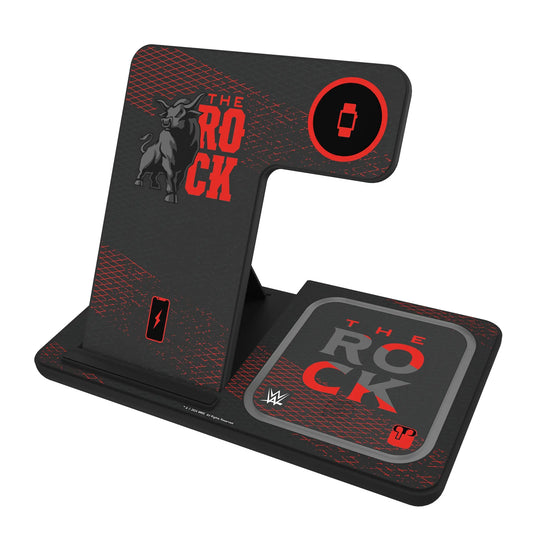 The Rock Steel 3 in 1 Charging Station