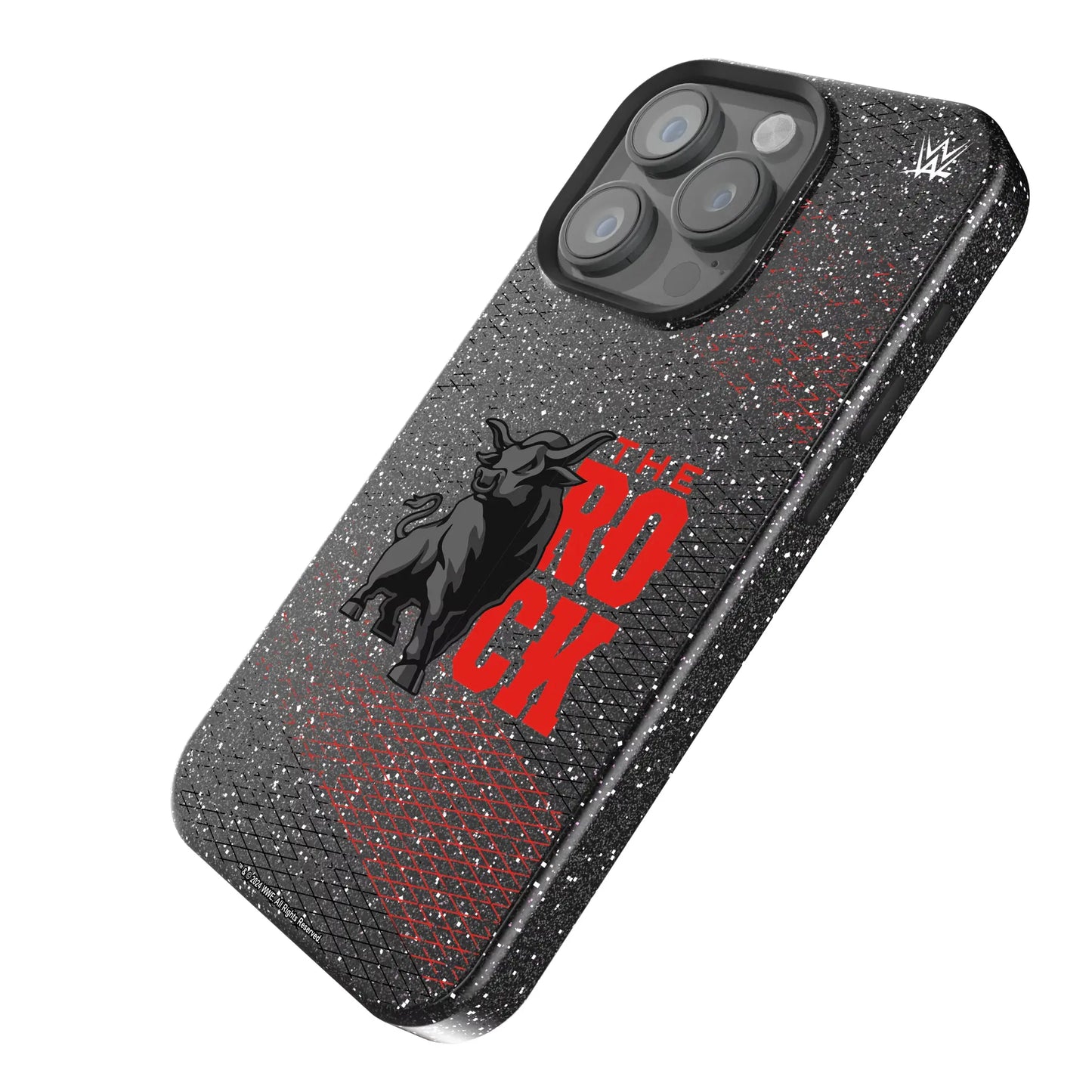 The Rock Steel Black Bling Phone Case for Apple iPhone