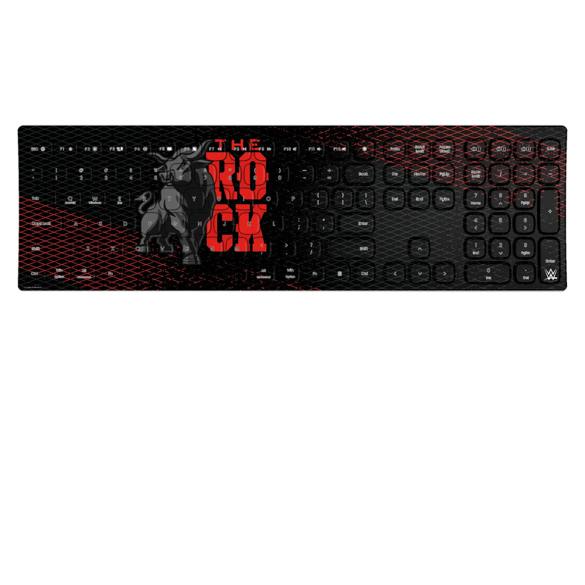 The Rock Steel Curved Wireless Keyboard