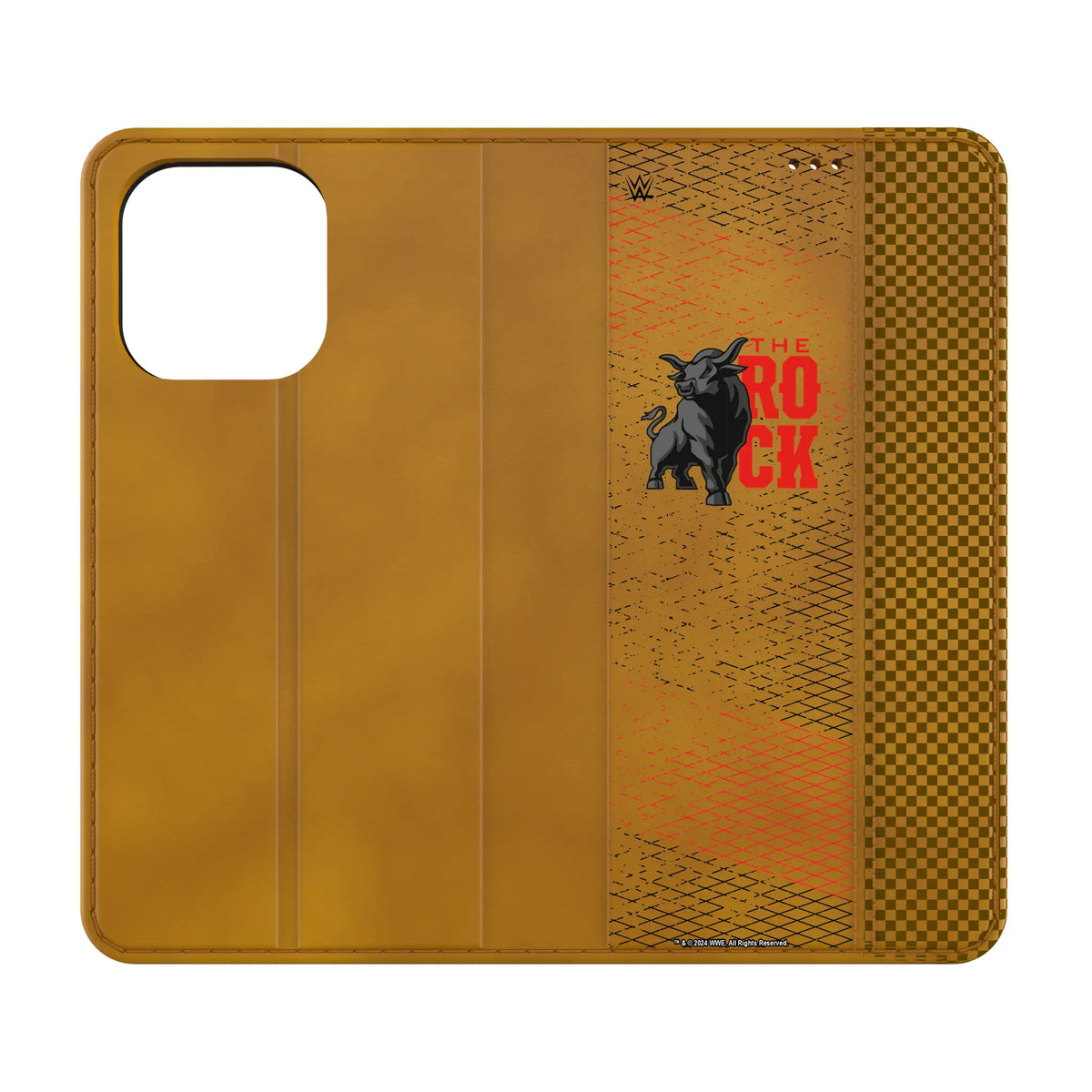The Rock Steel Folio Phone Case for Apple iPhone