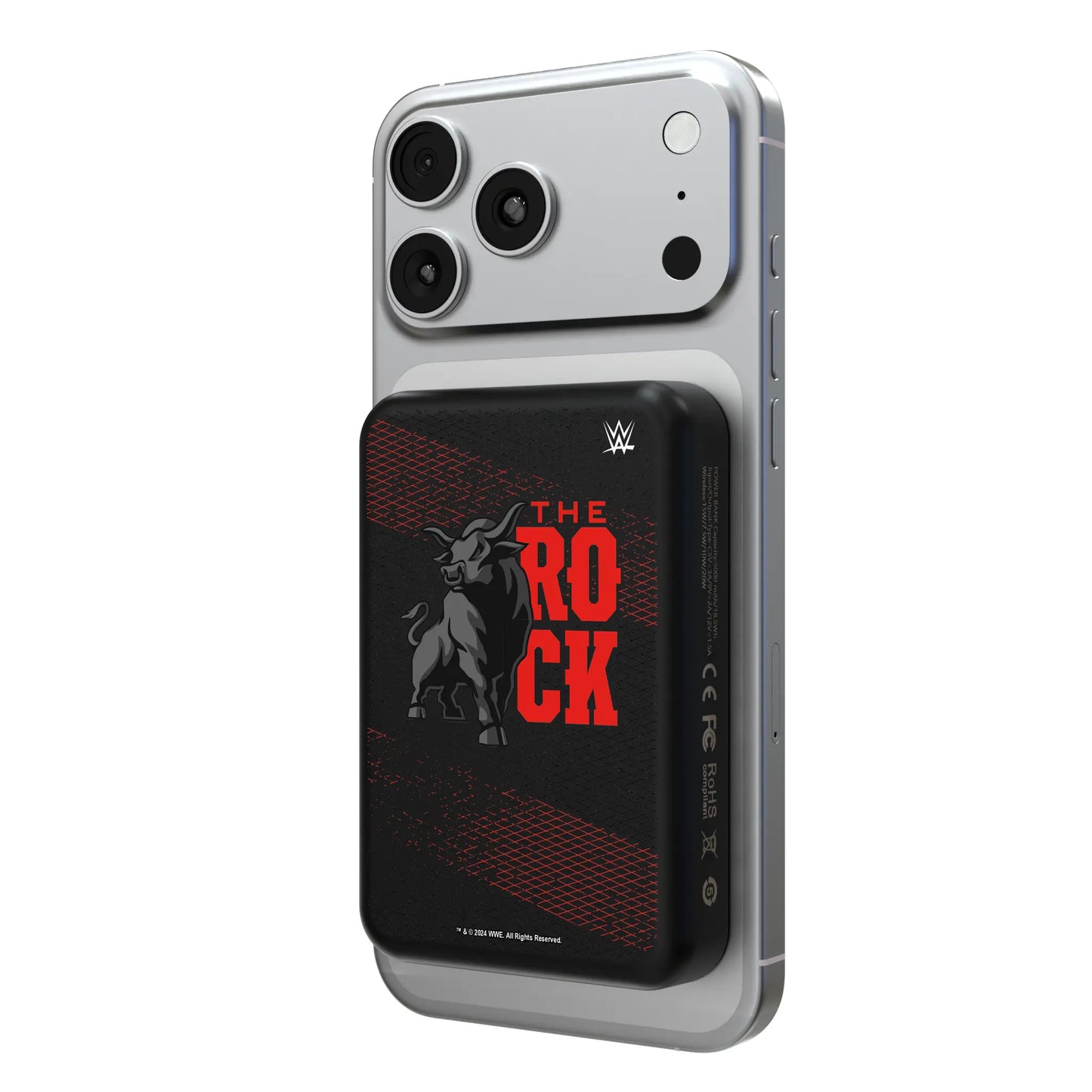 The Rock Steel Wireless Mag Power Bank