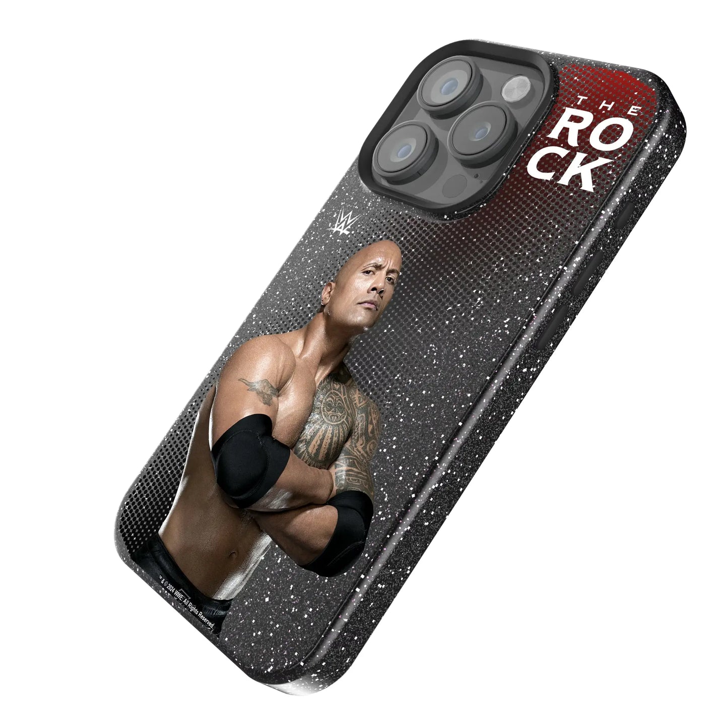 The Rock Superstar Black Bling Phone Case for Apple iPhone