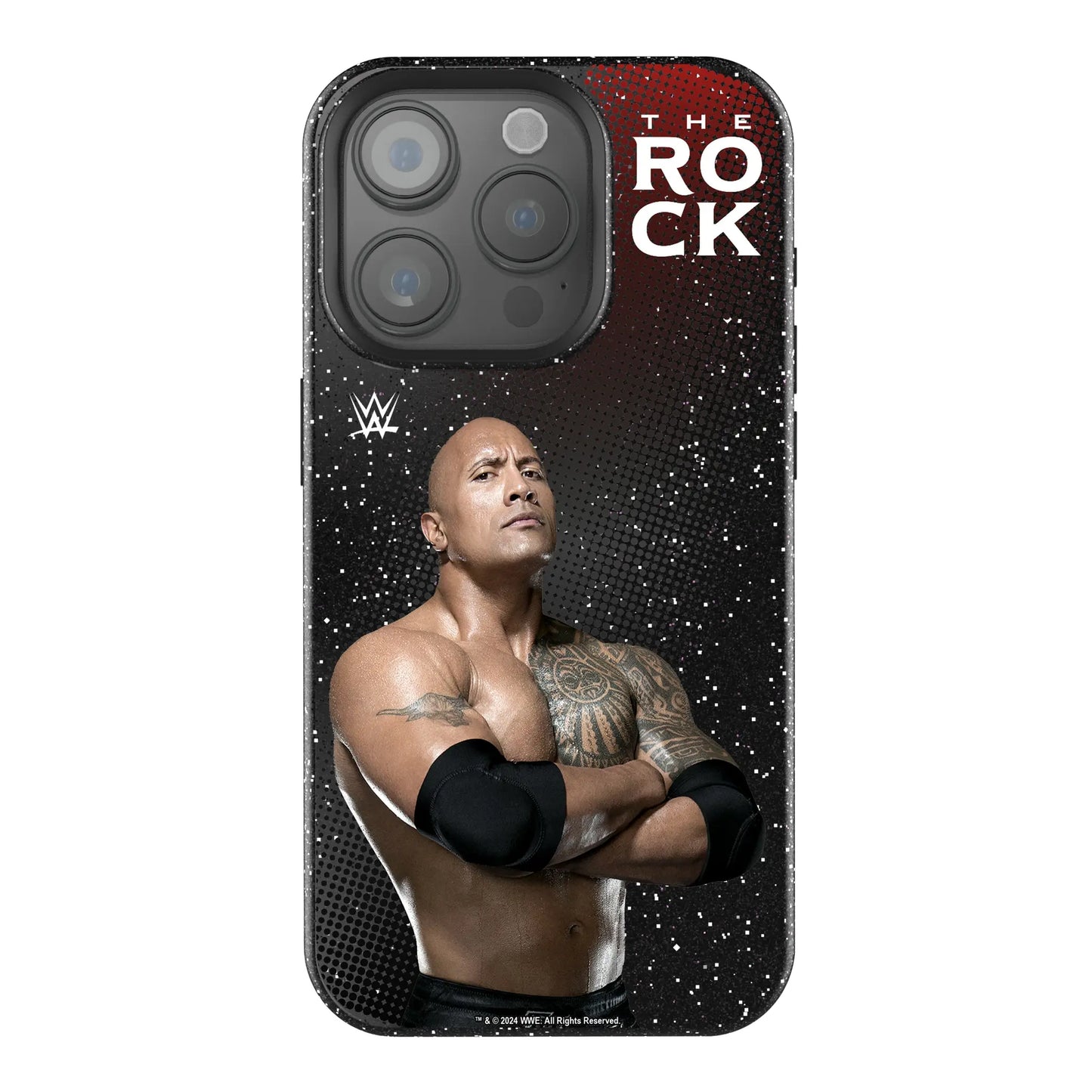 The Rock Superstar Black Bling Phone Case for Apple iPhone