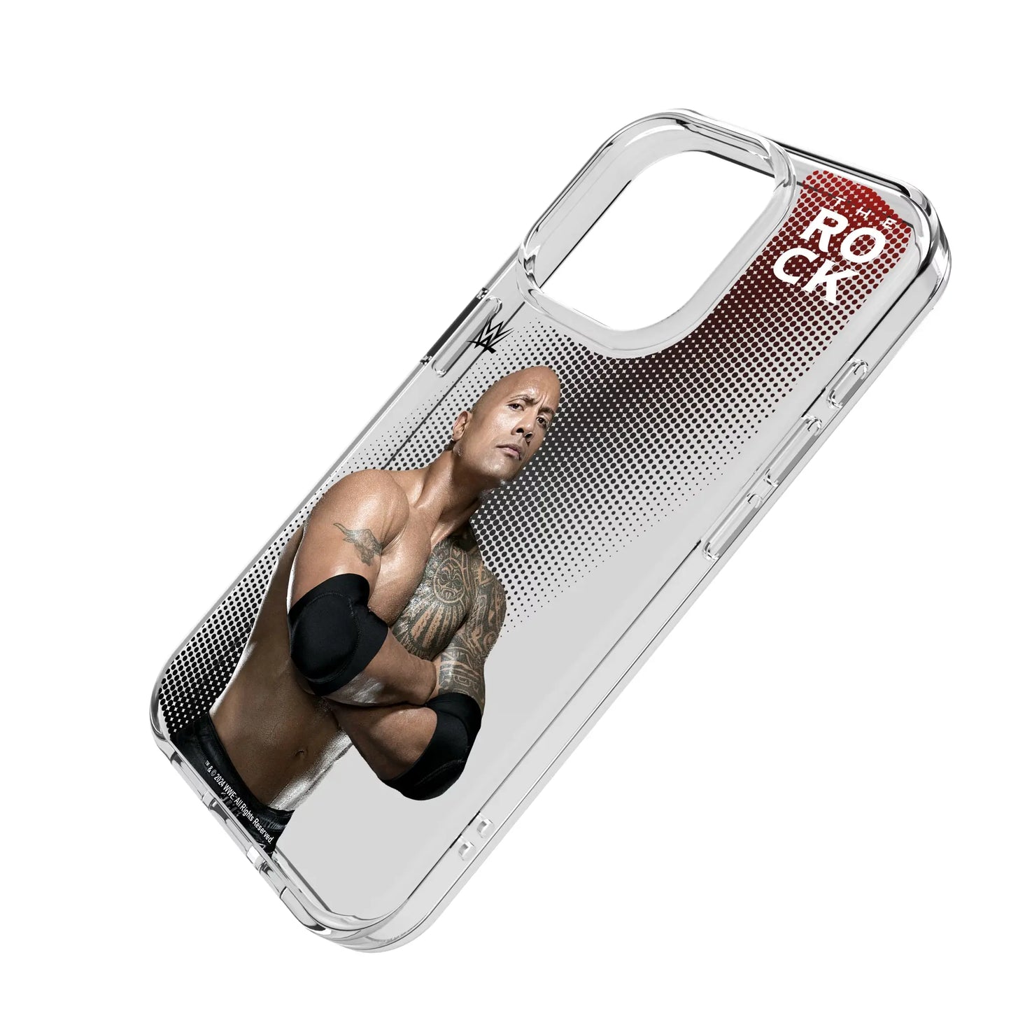 The Rock Superstar Clear Phone Case for Apple iPhone