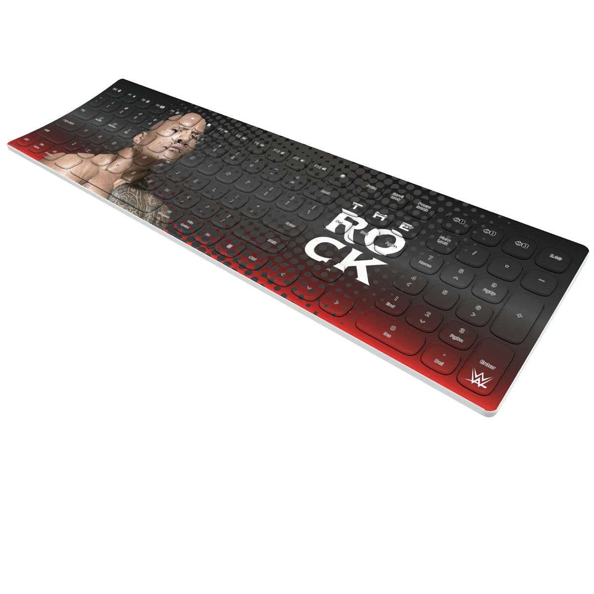 The Rock Superstar Curved Wireless Keyboard