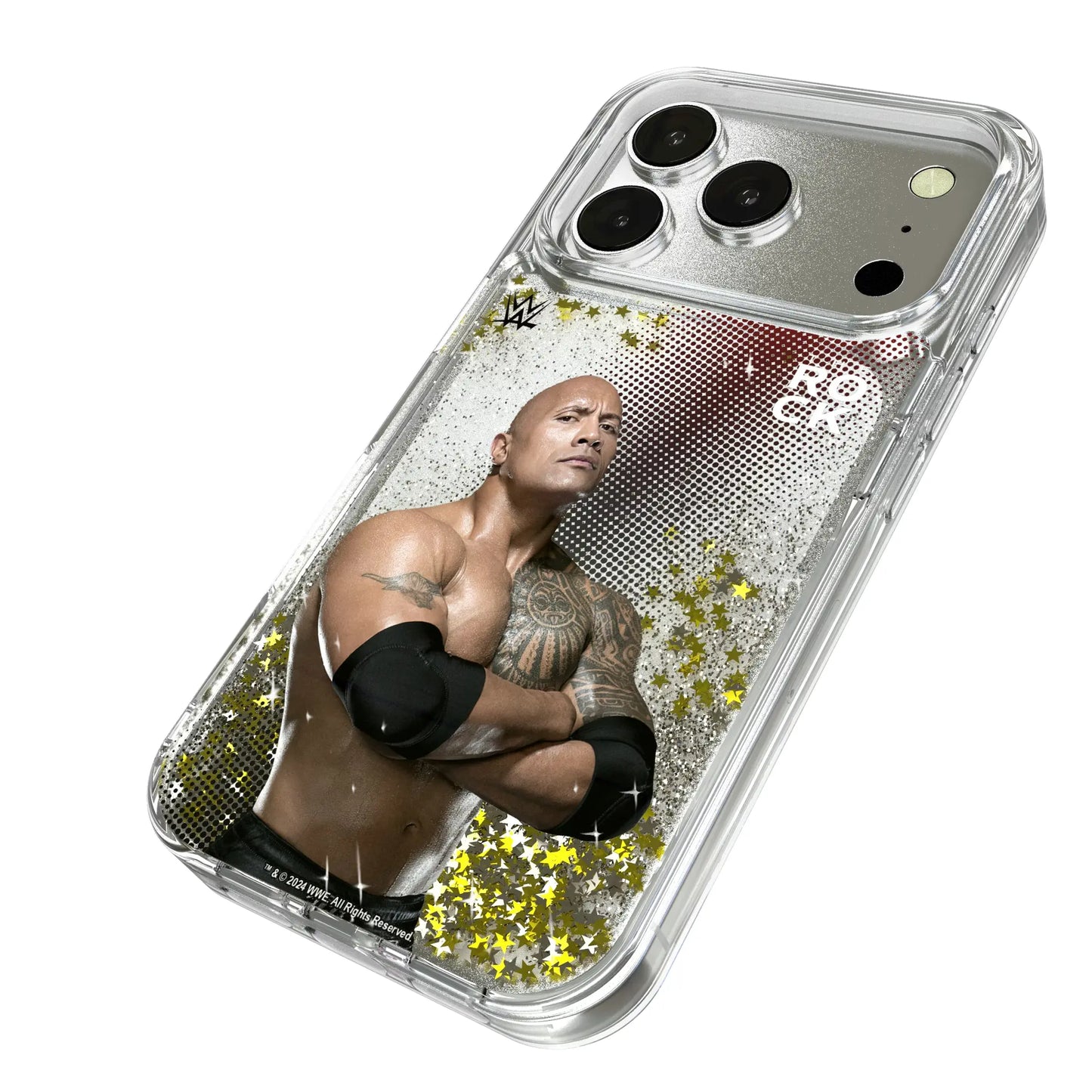 The Rock Superstar Glitter Phone Case for Apple iPhone