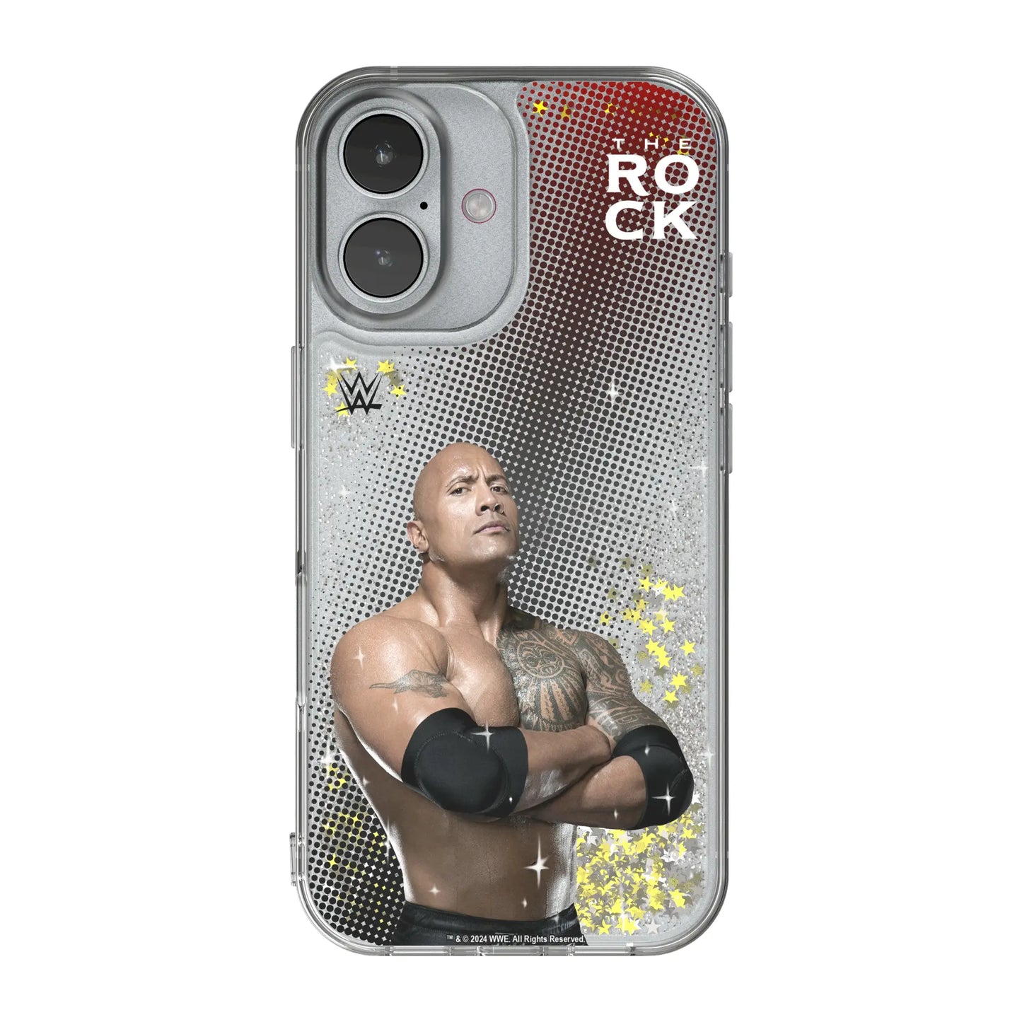 The Rock Superstar Glitter Phone Case for Apple iPhone
