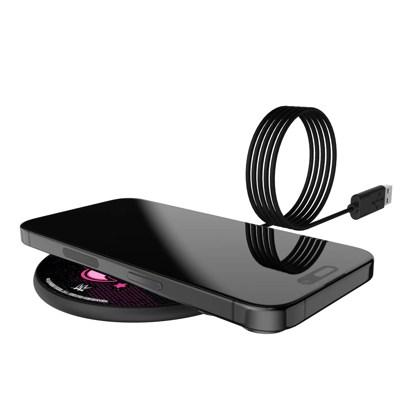 Tiffany Stratton Steel 15-Watt Wireless Charger