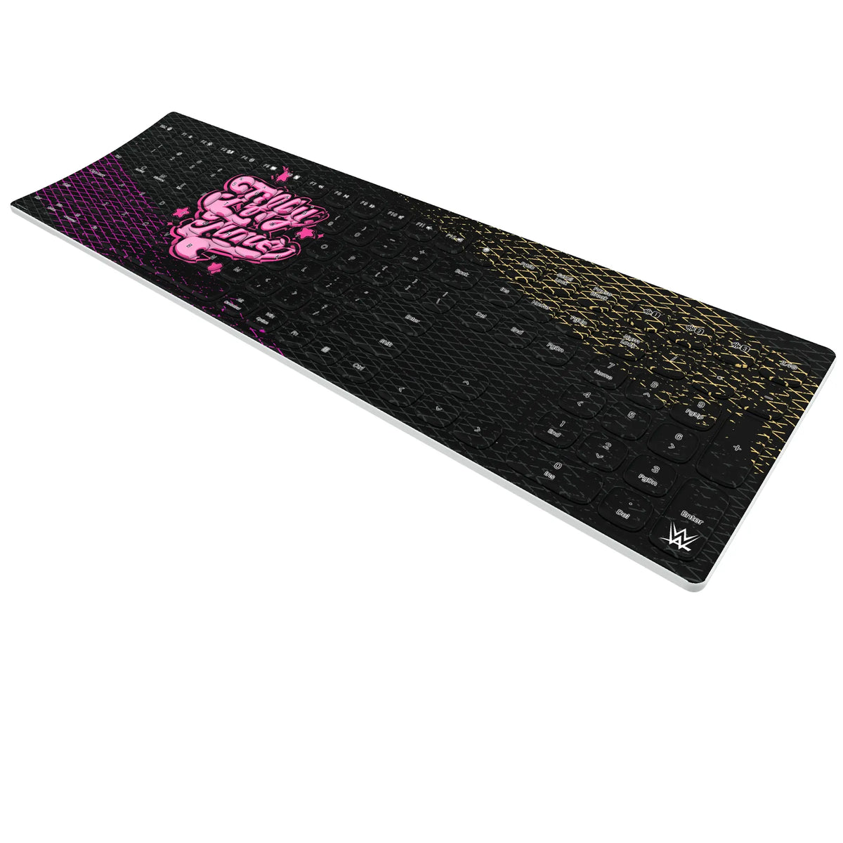 Tiffany Stratton Steel Curved Wireless Keyboard