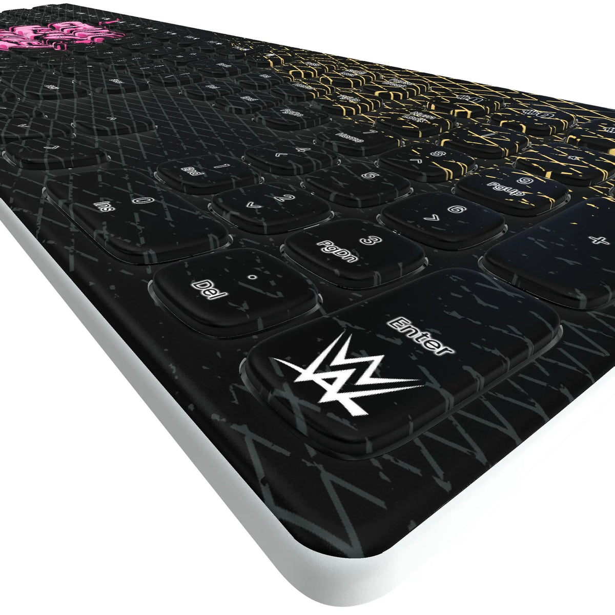Tiffany Stratton Steel Curved Wireless Keyboard