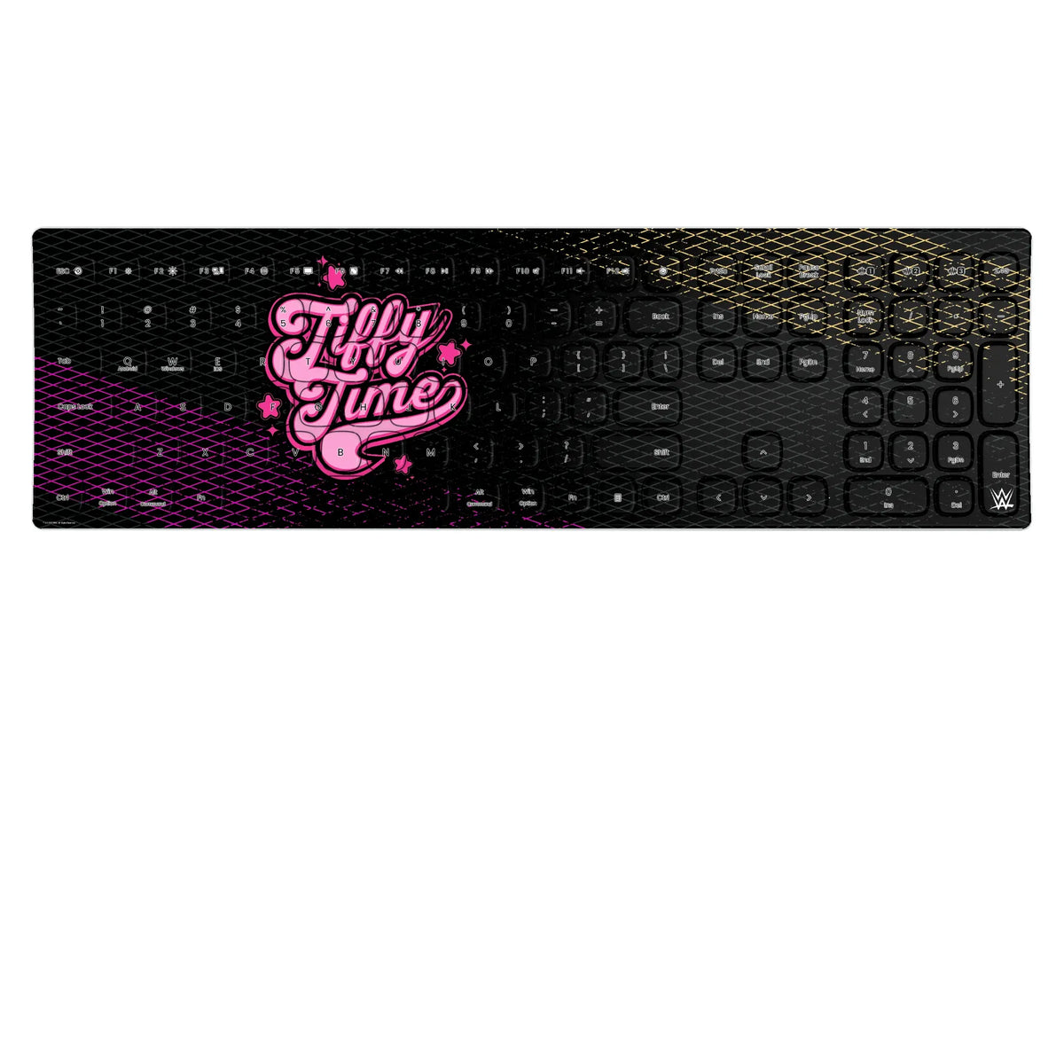 Tiffany Stratton Steel Curved Wireless Keyboard
