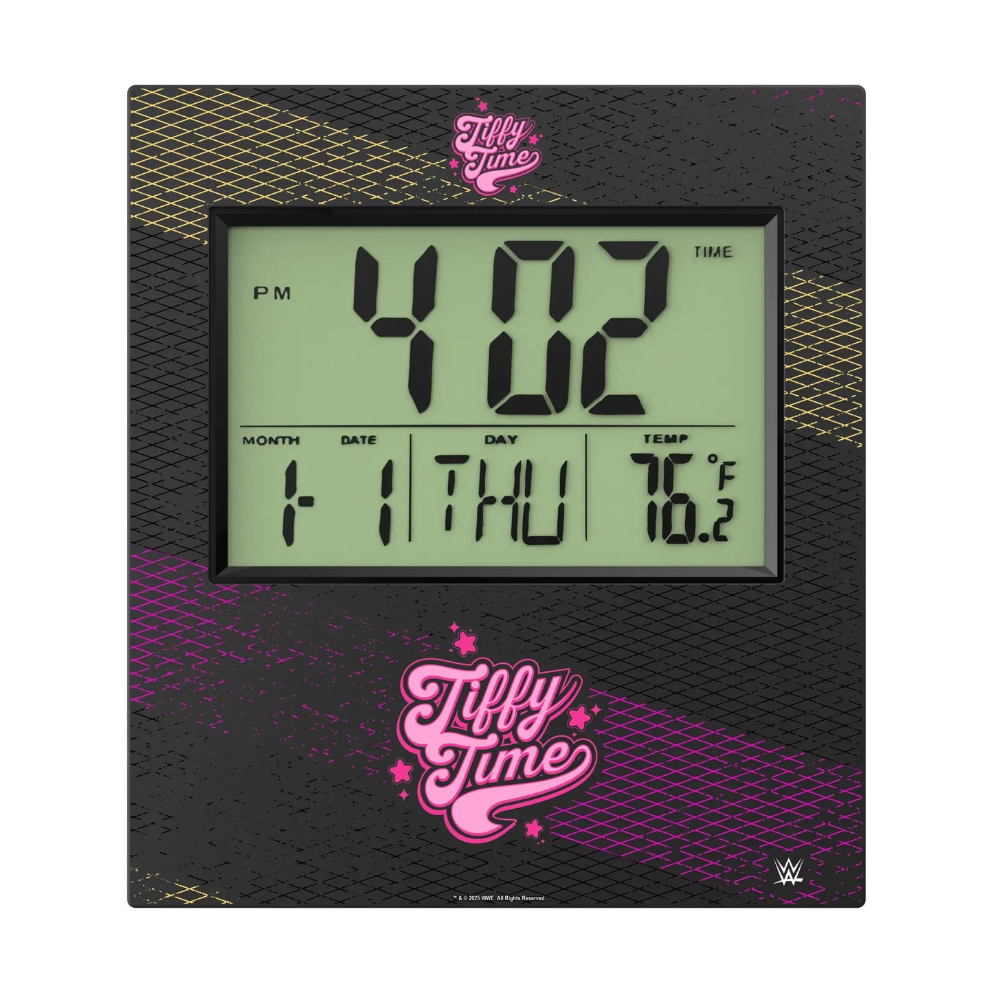 Tiffany Stratton Steel Wall Clock