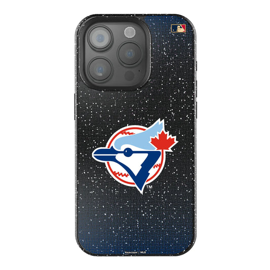 Toronto Blue Jays 1977-1988 - Cooperstown Collection Linen Black Bling Phone Case for Apple iPhone