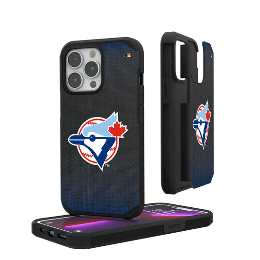 Toronto Blue Jays 1977-1988 - Cooperstown Collection Linen Rugged Phone Case for Apple iPhone