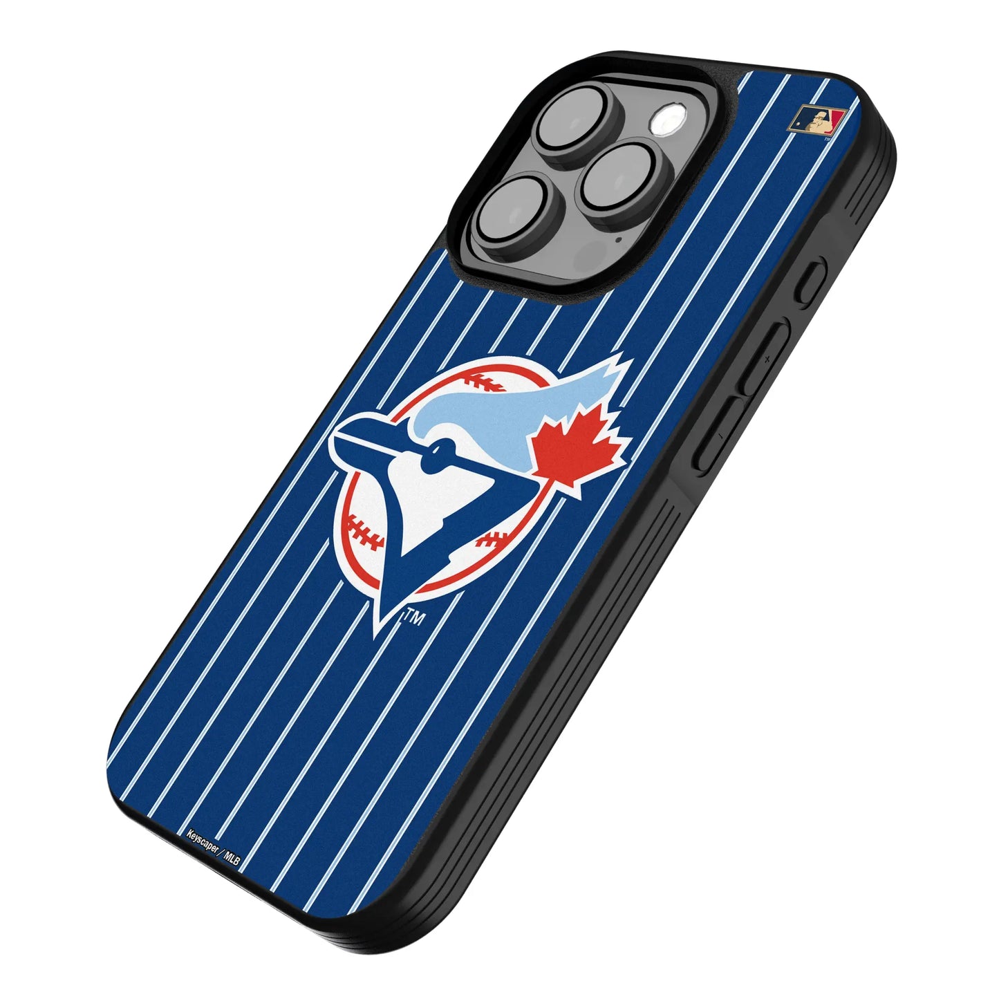 Toronto Blue Jays 1977-1988 - Cooperstown Collection Pinstripe Bump Phone Case for Apple iPhone