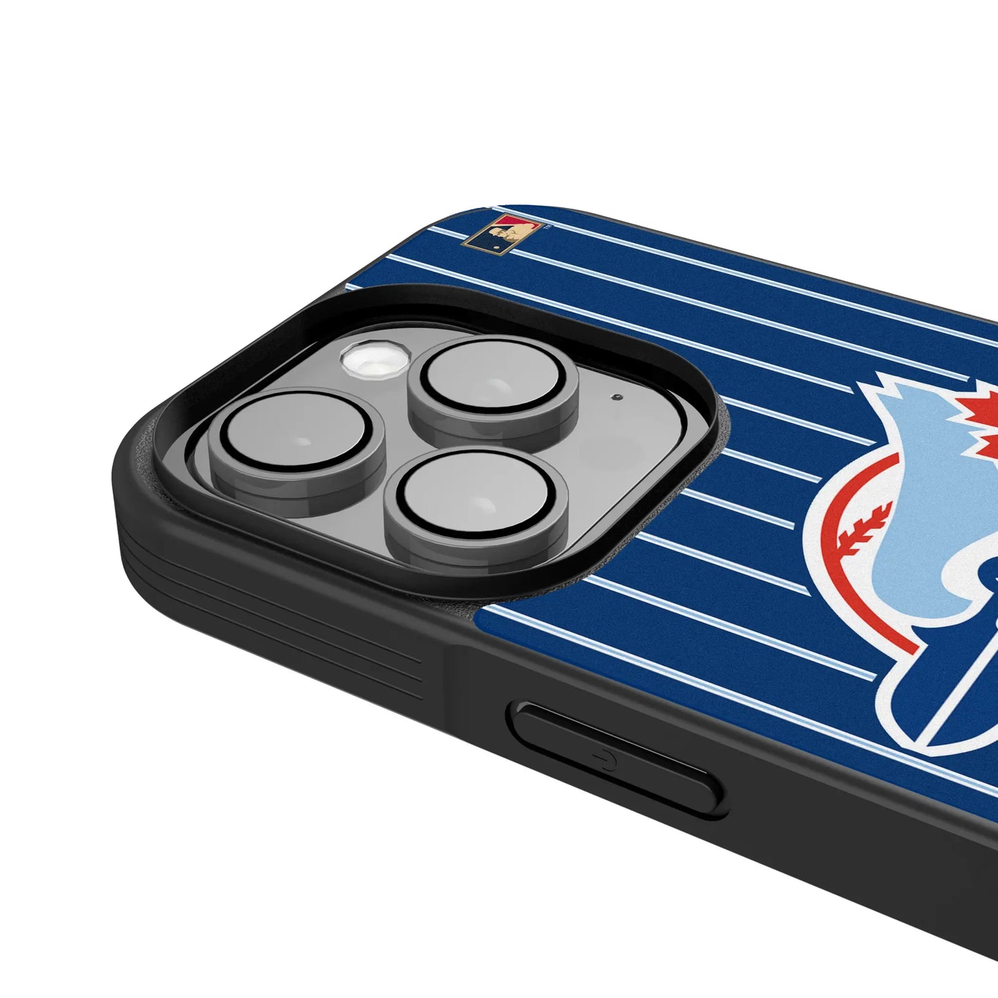Toronto Blue Jays 1977-1988 - Cooperstown Collection Pinstripe Bump Phone Case for Apple iPhone