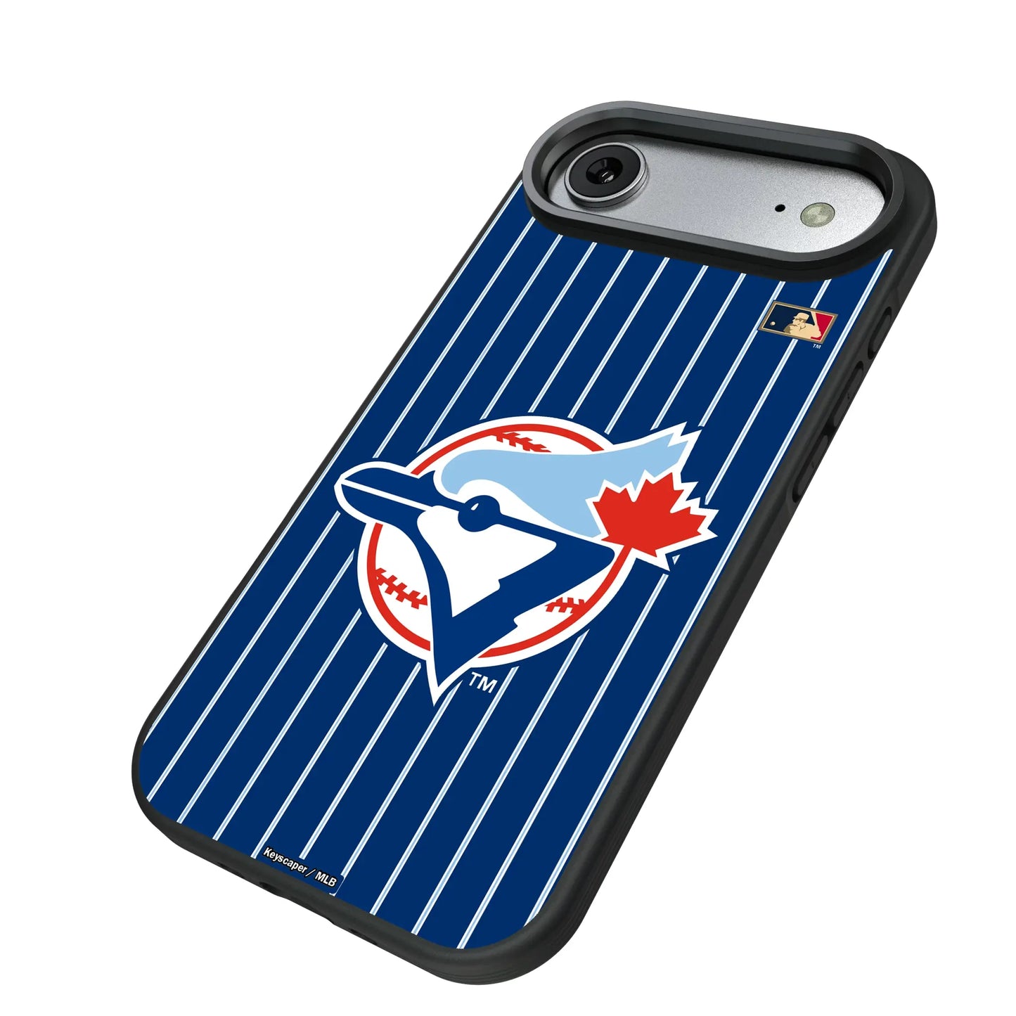 Toronto Blue Jays 1977-1988 - Cooperstown Collection Pinstripe Bump Phone Case for Apple iPhone