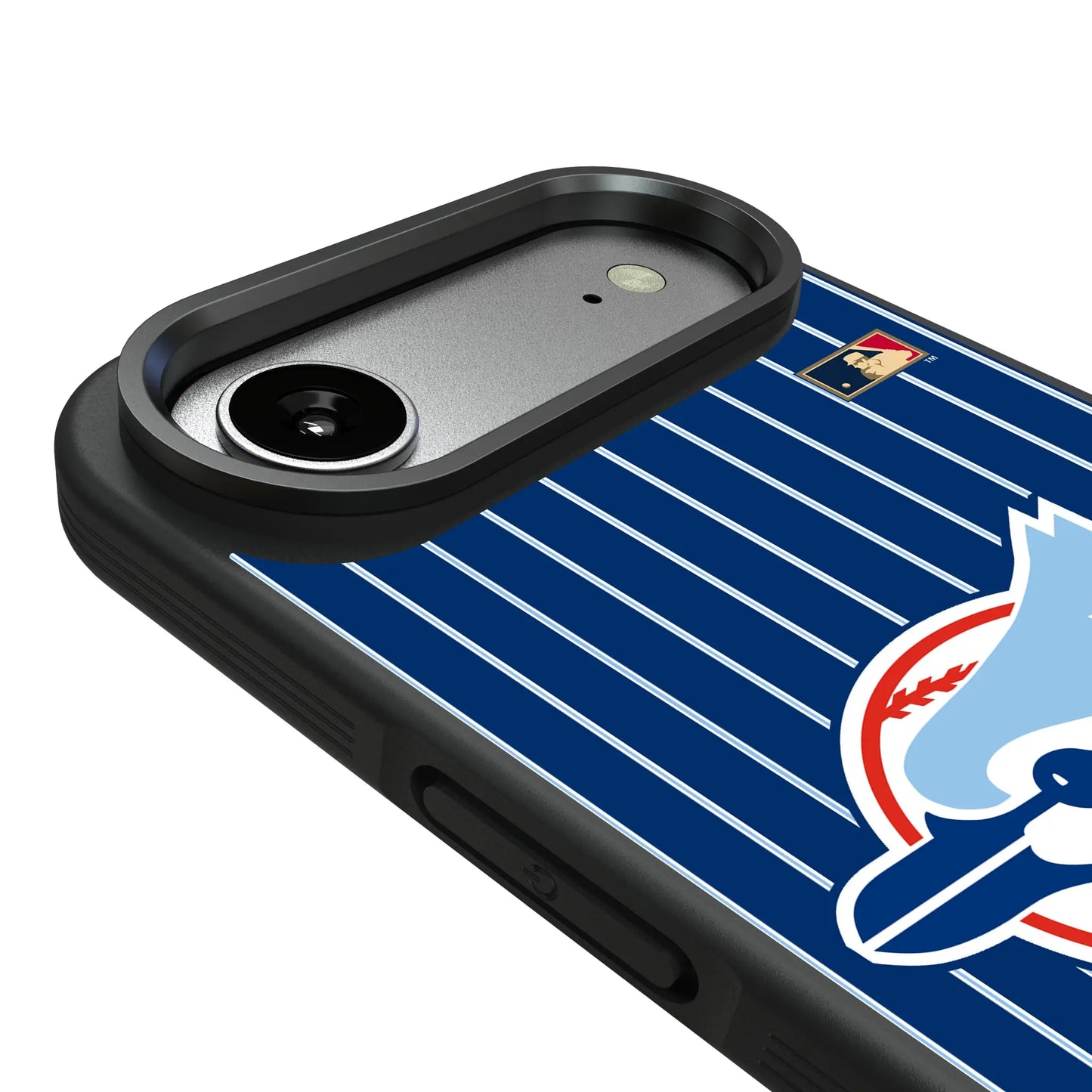 Toronto Blue Jays 1977-1988 - Cooperstown Collection Pinstripe Bump Phone Case for Apple iPhone