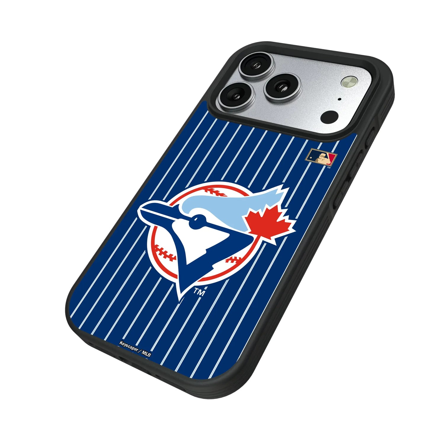 Toronto Blue Jays 1977-1988 - Cooperstown Collection Pinstripe Bump Phone Case for Apple iPhone