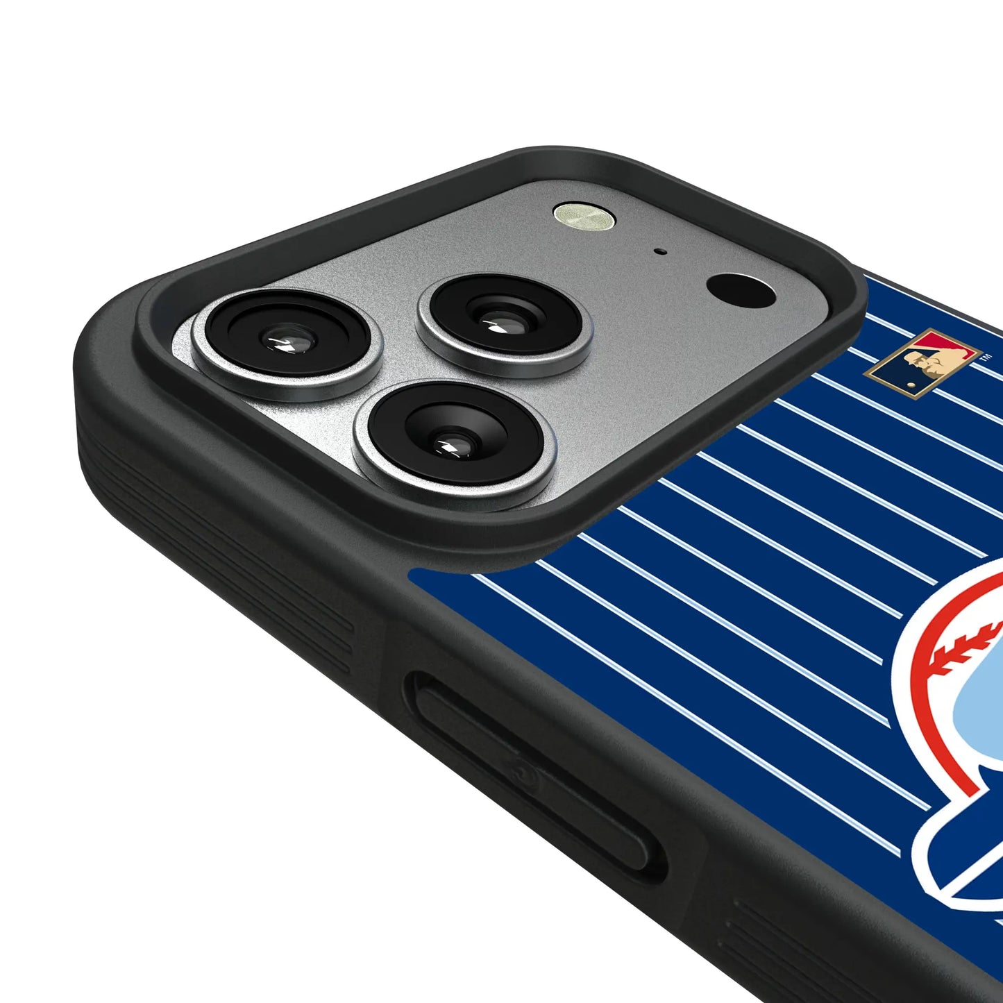 Toronto Blue Jays 1977-1988 - Cooperstown Collection Pinstripe Bump Phone Case for Apple iPhone