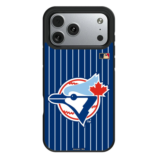 Toronto Blue Jays 1977-1988 - Cooperstown Collection Pinstripe Bump Phone Case for Apple iPhone