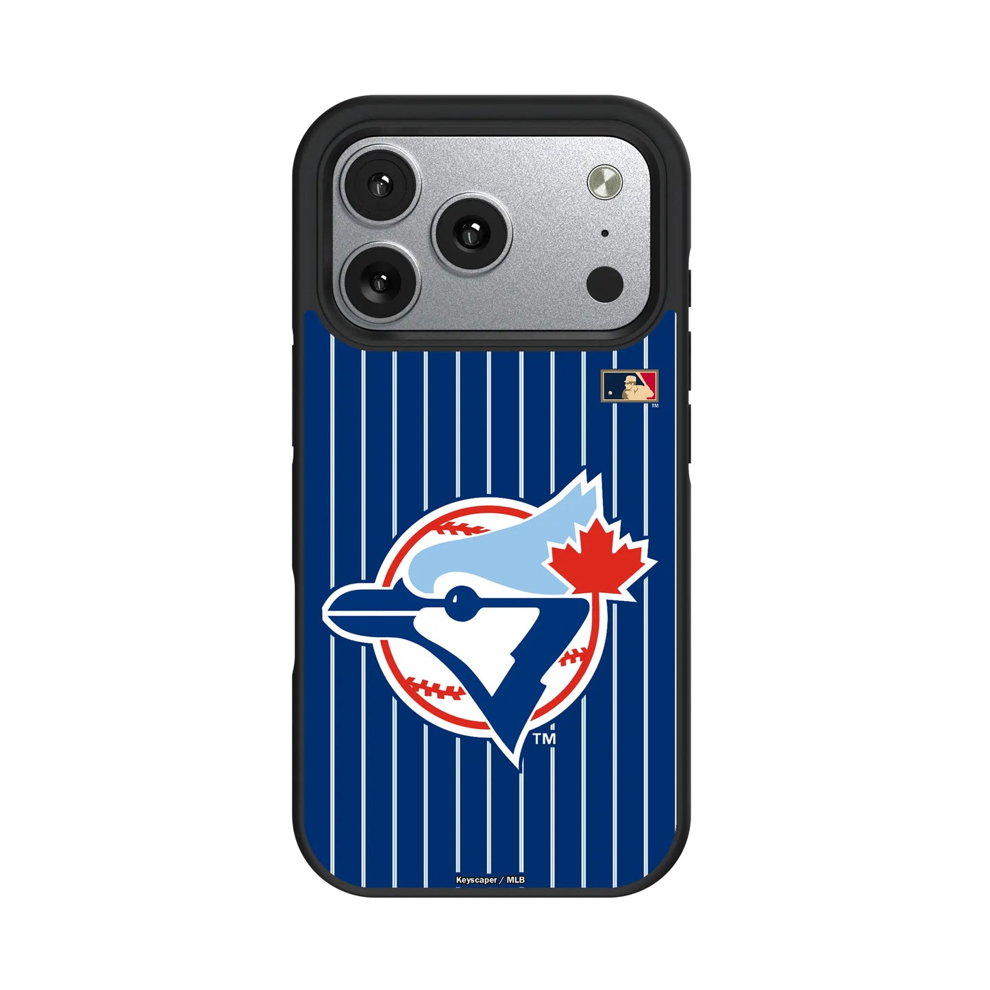 Toronto Blue Jays 1977-1988 - Cooperstown Collection Pinstripe Bump Phone Case for Apple iPhone