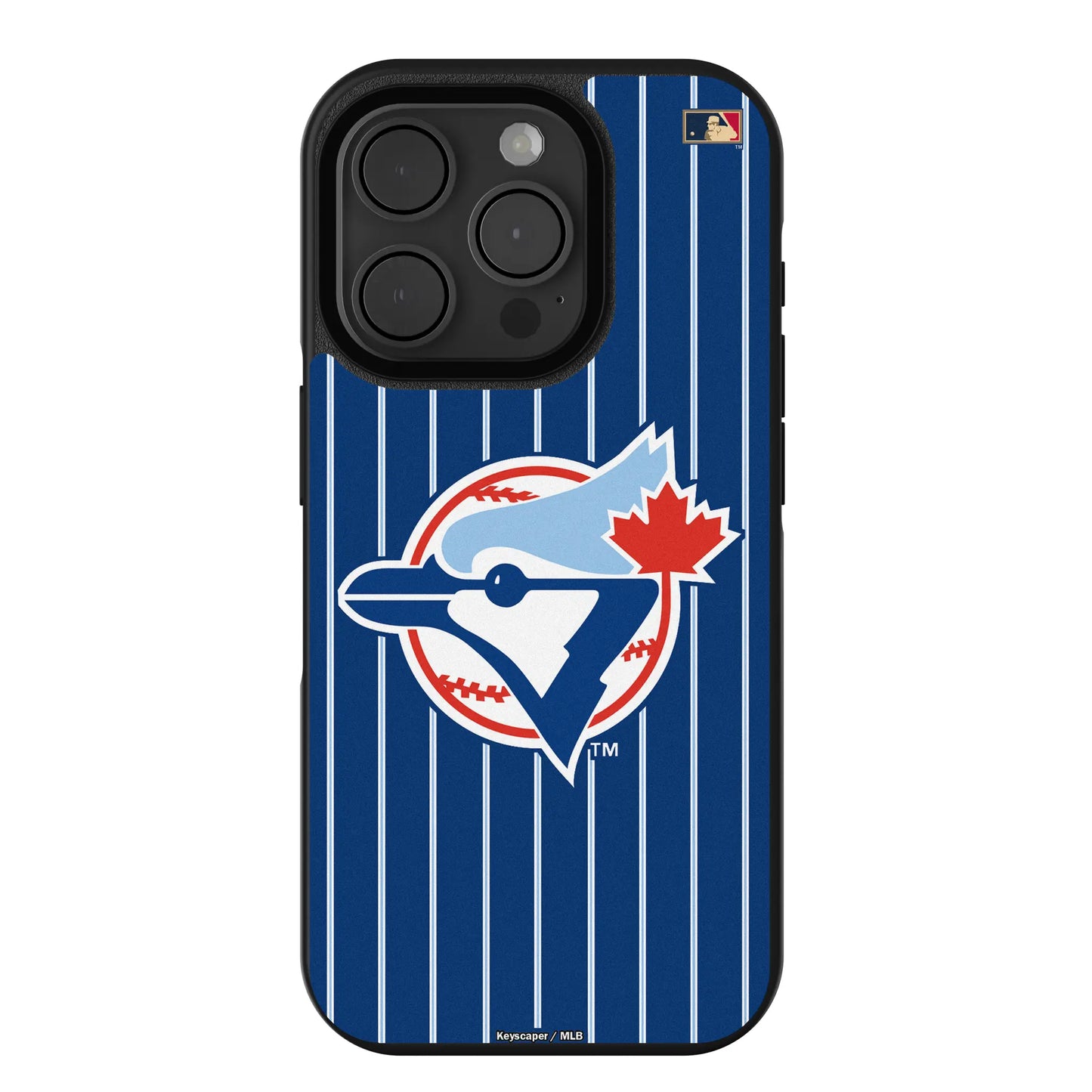 Toronto Blue Jays 1977-1988 - Cooperstown Collection Pinstripe Bump Phone Case for Apple iPhone
