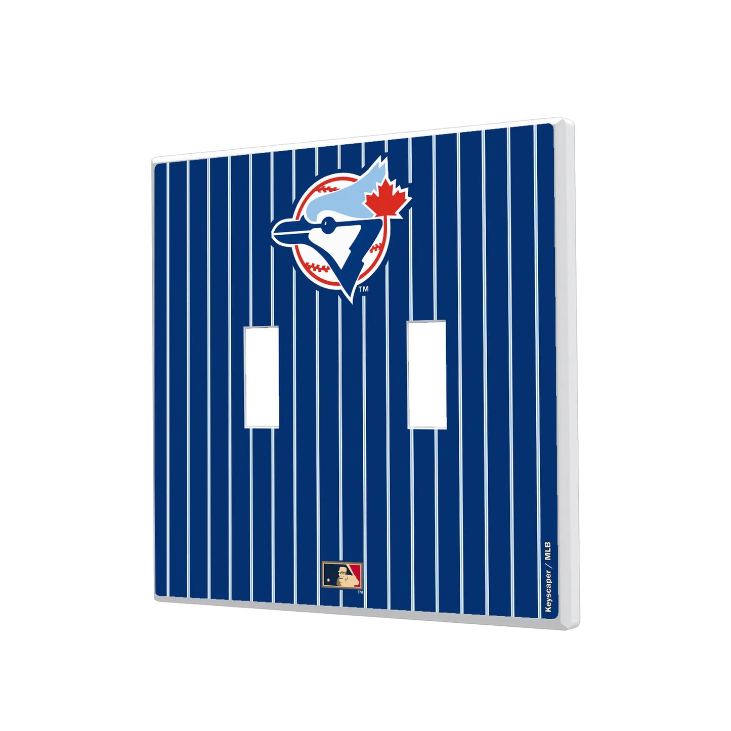 Toronto Blue Jays 1977-1988 - Cooperstown Collection Pinstripe Hidden-Screw Light Switch Plate