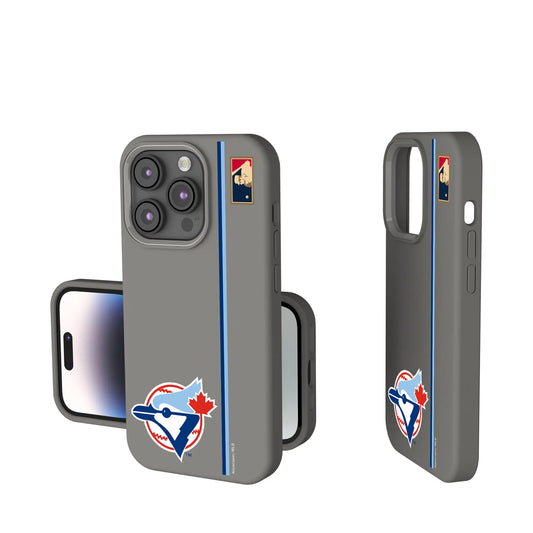 Toronto Blue Jays 1977-1988 - Cooperstown Collection Sidebar Soft Touch Phone Case for Apple iPhone